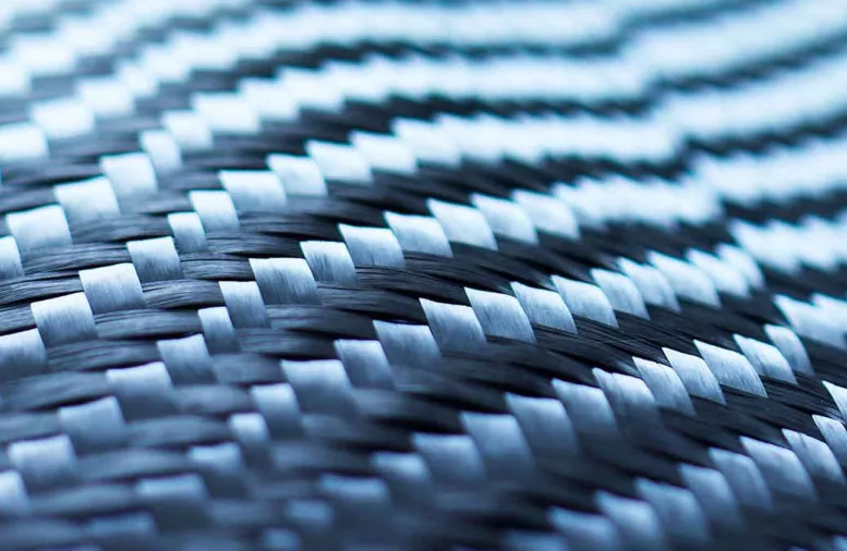 Blue advanced textile fabric