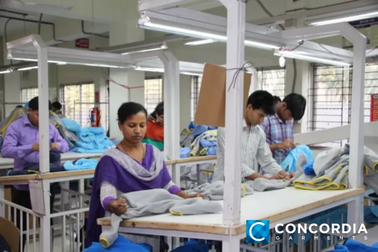 our garment division in Shuzou